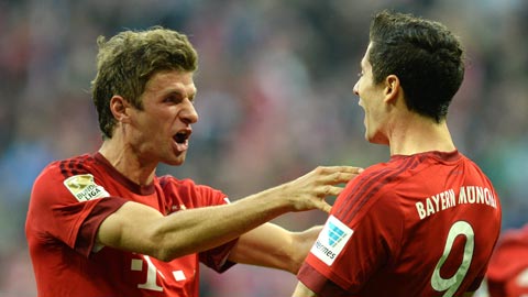 Bayern đón sự trở lại của 'song sát' Mueller - Lewandowski
