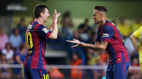 Ở Barca, Neymar sẽ luôn dưới tầm Messi