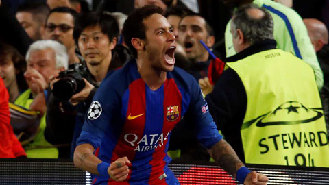 Neymar cán mốc 100 bàn cho Barca trong ngày không Messi