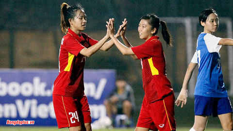 ĐT nữ Việt Nam 8-0 ĐT nữ Singapore: 8 thay đổi và chiến thắng 8 sao