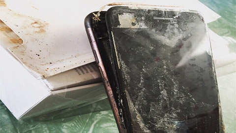 iPhone 7 lại tiếp tục phát nổ khi đang sạc