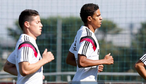 James và Varane sẽ bị dùng làm 