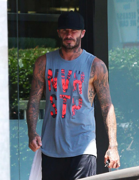 Beckham vẫn chưa có ý định thôi xăm hình