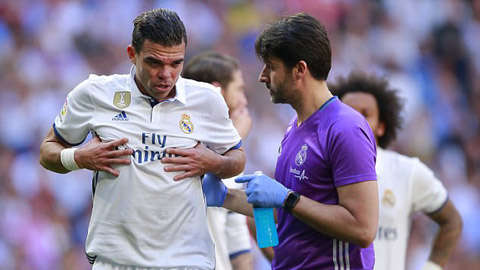 Pepe bị gãy xương sườn, lỡ trận gặp Bayern