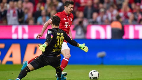 Lewandowski lập cú đúp giúp Bayern đại thắng Dortmund