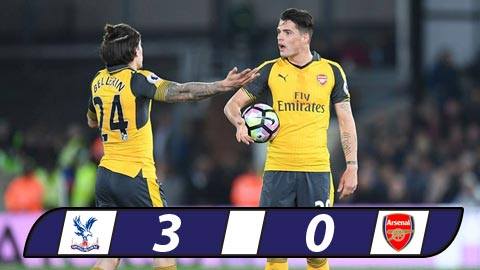 Thua sốc 0-3, Arsenal rời xa Top 4