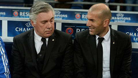 Zidane tái ngộ Ancelotti: Bình thản bước vào cuộc chiến