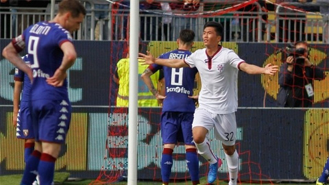 Xuất hiện cầu thủ Triều Tiên đầu tiên ghi bàn tại Serie A
