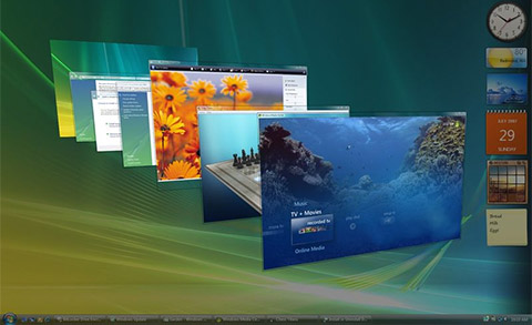 Tính năng Flip 3D trên Vista