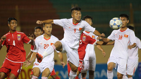 Thắng U19 Myanmar phút chót, U19 tuyển chọn Việt Nam tiếp tục dẫn đầu