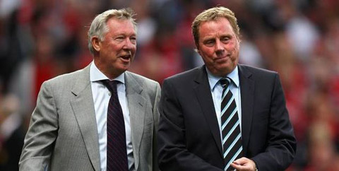 Sir Alex Ferguson và Harry Redknapp từng có nhiều năm cầm quân ở Ngoại hạng Anh