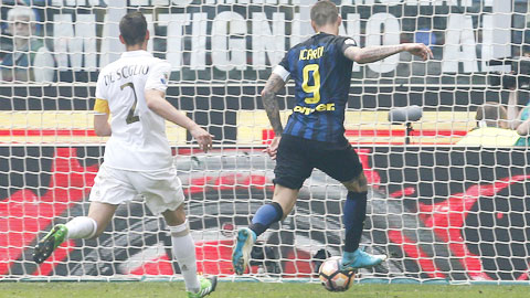 Icardi lần đầu xé lưới Milan