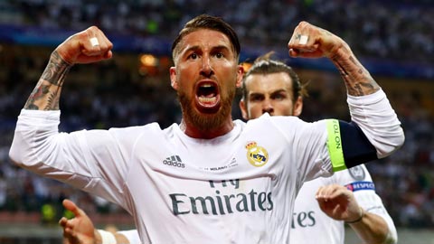 Sergio Ramos sắp vào Top 100 tại Champions League