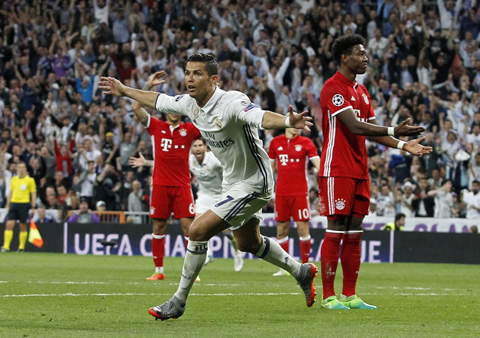 Ronaldo vừa có màn trình diễn chói sáng trước Bayern