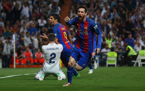 Messi ghi bàn thứ 500 trong màu áo Barca, ấn định chiến thắng ở Siêu kinh điển