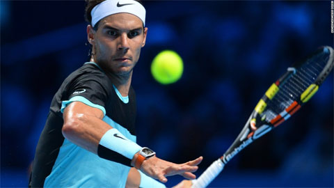 Rafael Nadal chưa một lần vô địch ATP Finals sau 7 lần tham dự.