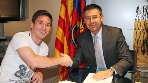 Messi sẽ gia hạn với Barca vào tháng 5