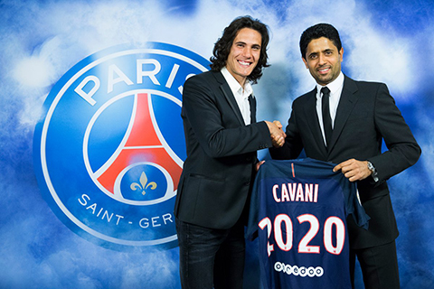 Cavani ở lại PSG tới năm 2020