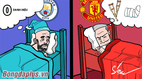 Mourinho và Pep, ai cũng gặp ác mộng