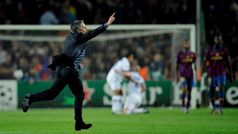 Niềm vui chiến thắng của Mourinho