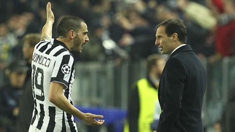 Juventus hy vọng có thể thu về 60 triệu euro từ vụ bán Bonucci