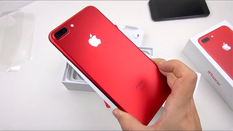 iPhone 7 Plus màu đỏ không tạo được sức hút trong quý 1 vừa qua