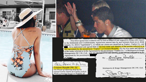 Tờ Der Spiegel tiết lộ giao kèo bí mật giữa Ronaldo và cô gái mang bí danh Susan K