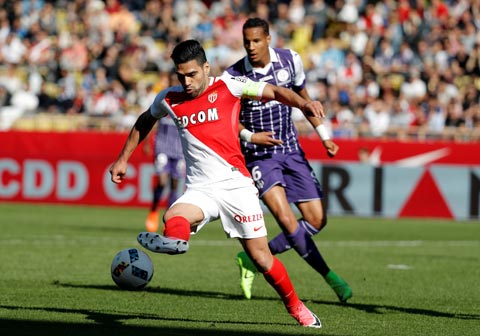 Thắng lợi 3-1 trước Toulouse giúp Monaco xây chắc thêm cơ hội vô địch Ligue 1