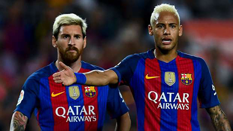 Neymar ghi bàn ít nhưng vai trò chỉ kém Messi