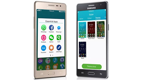 Hình ảnh dược cho là của mẫu smartphone Samsung Z4 chạy nền tảng Tizen 3.0