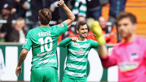 Cả Kruse và Bartels đều đã sẵn sàng tỏa sáng giúp Bremen giành chiến thắng