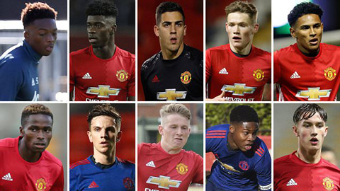 10 tài năng trẻ M.U có thể xuất hiện ở đại chiến với Arsenal