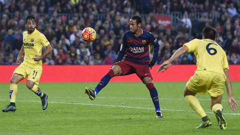 Neymar rất có duyên với mành lưới Villarreal
