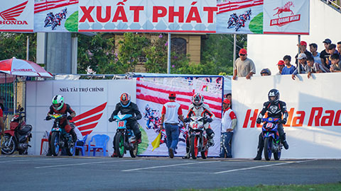 Giải đua xe Honda Việt Nam 2017 tại Bà Rịa : Gay cấn, kịch tính, máu lửa