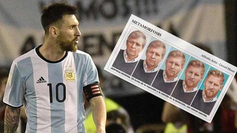 Hậu trường sân cỏ 9/5: Báo Argentina so sánh Messi với tội phạm chiến tranh