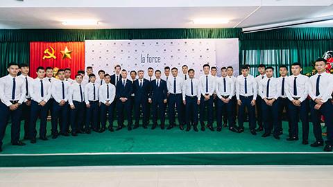 Đồ da LaForce tài trợ U20 Việt Nam tham dự World Cup 2017