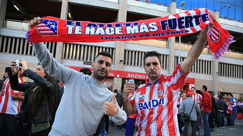 Fan Atletico lên kế hoạch rủ fan Real đi bộ đến sân