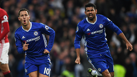 Hazard và Diego Costa có một mùa giải thăng hoa