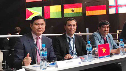 Đoàn đại biểu VFF tham dự  Đại hội FIFA lần thứ 67