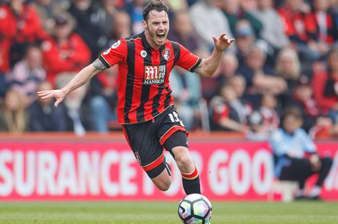 Adam Smith đã có một mùa giải ấn tượng cùng Bournemouth