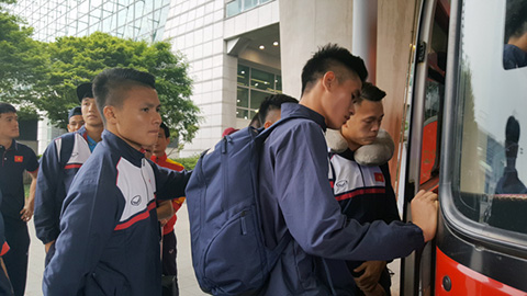 U20 Việt Nam cập bến Hàn Quốc cho chuyến tập huấn