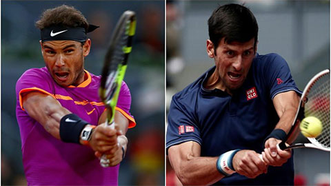 Djokovic có cơ hội báo thù rửa hận Nadal tại Rome Masters