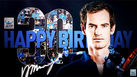 ĐKVĐ Rome Masters, Andy Murray sinh nhật 30 tuổi