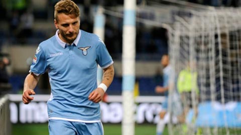 Immobile đã ghi 22 bàn tại Serie A mùa này