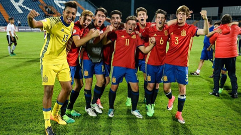 U17 Tây Ban Nha đánh bại U17 Đức trên chấm 11m để vào chung kết U17 châu Âu