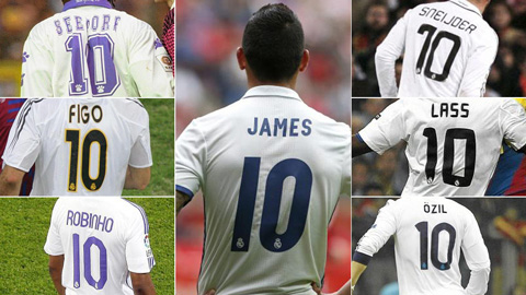 Sau James Rodriguez, số 10 ám ảnh tại Real sẽ vận vào ai?