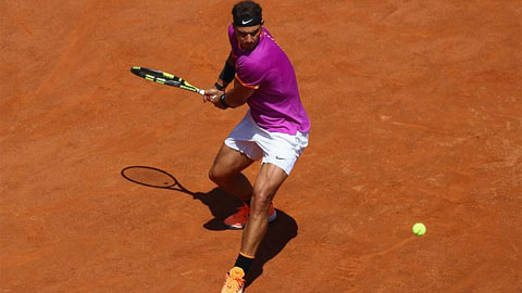 Nadal thắng trận đầu Rome Masters chỉ sau 25 phút