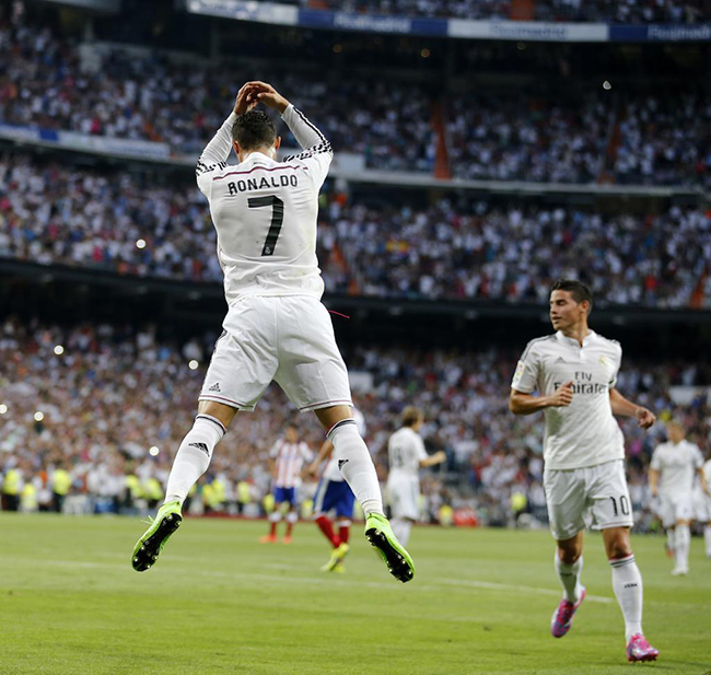 Tình huống ăn mừng bàn thắng thường xuyên nhất của Ronaldo