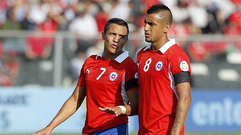 Sanchez, Vidal sẽ dự Confed Cup 2017 cùng ĐT Chile