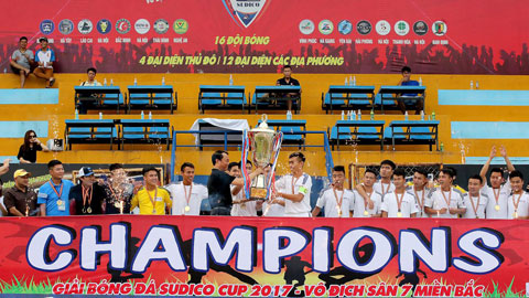 BIDV Quang Trung đăng quang đầy bản lĩnh tại Sudico Cup 2017